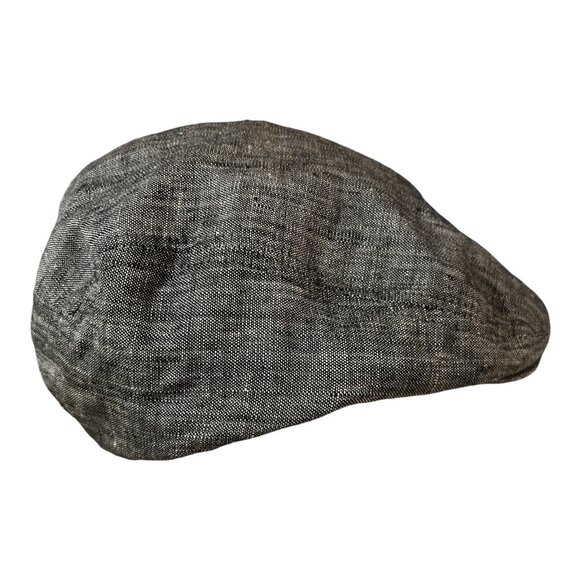 Bailey of Hollywood Men’s Linen Flat Cap – Size Medium - Picture 4 of 8